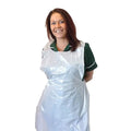White Flat Pack Disposable Aprons – 32 Micron, 27 x 46 Inch, Extra-Long Ties | Case of 500 (5 x 100)  £ 42.99