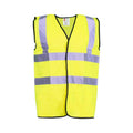 Warrior Hi Viz Waistcoat, Yellow, Size M L XL £4.99