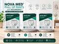 INCONTINENCE PANTS WOMEN &amp; MEN, ADULT PULL UP PANTS, ADULT NAPPIES - 14 PANTS PER PACK - SIZES MEDIUM TO EXTRA LARGE