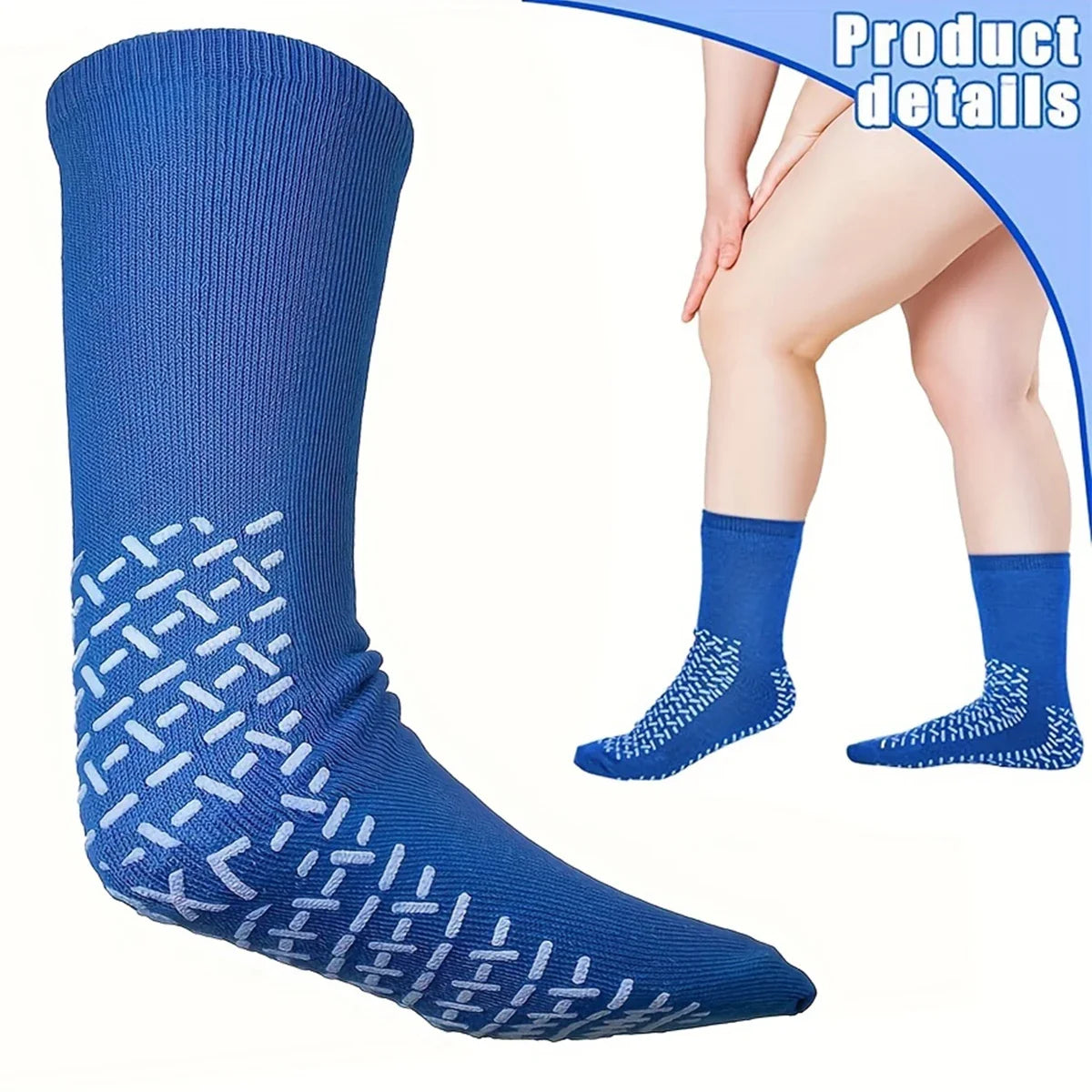 Non- Slip Safety Socks for senior & Diabetic Feet