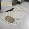 Bathroom Non-Slip Mat Solid Color Massage Mat Home Anti-Slip Suction Cup Carpet Waterproof Dirt-Resistant Toilet Hotel Floor Mat