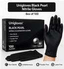 Unigloves Black Pearl Nitrile Gloves