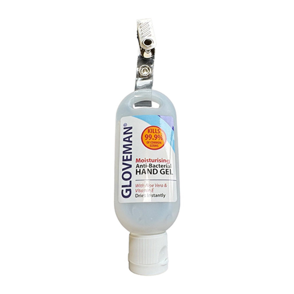 Gloveman Antibacterial Hand Gel 50ml tottle per 40 £72.99 bulk 5upward £68.99