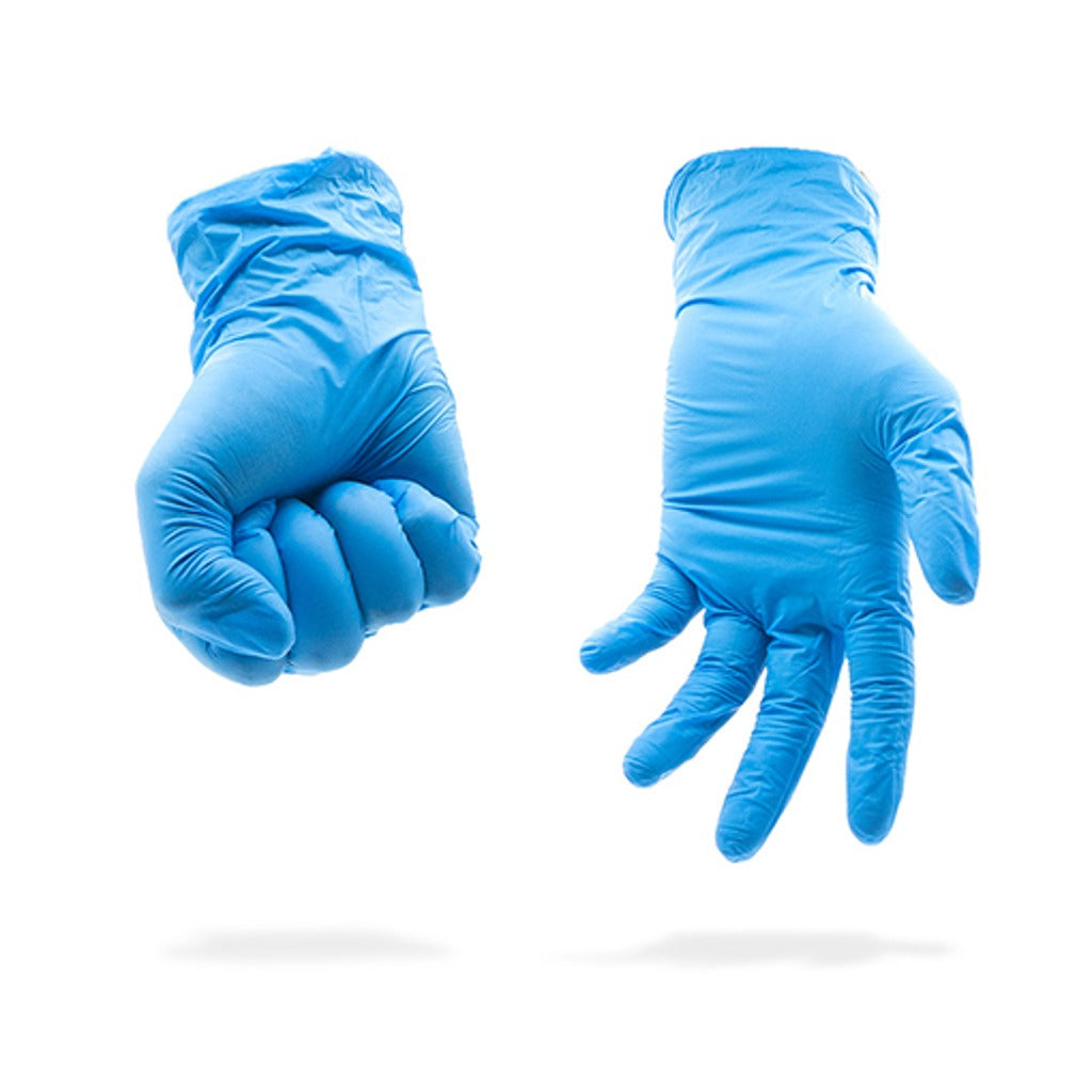 Gloveman Royal Blue Nitrile Powder Free Examination Gloves -Box of 100 [SIZE XS]