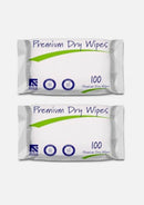 Premium Dry Care Wipe Patient 33cmx28cm x 100 wipes